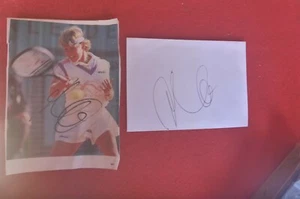 GERMAN TENNIS STAR ANKE HUBER HAND SIGNED  MAGAZINE PICTURE 16X12CM & ENVELOPE  - Picture 1 of 3