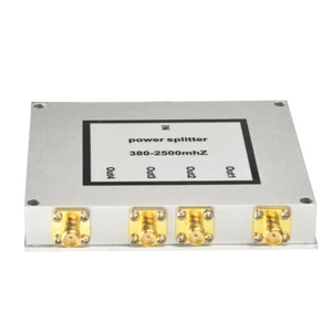 380-2500MHz 4-way Power Divider SMA female jack connector - Picture 1 of 4