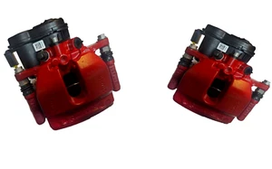 Mercedes AMG W205 C63 W212 W213 E63 Brake Caliper Rear Set RED AMG 16-22 NEW OEM - Picture 1 of 8