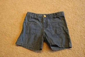 Carter’s Girls Blue Playwear Tier Separates Jean Denim Shorts 100% Cotton Size 6 - Picture 1 of 6