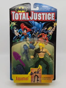 Kenner Total Justice Action Figure - Aquaman - MOC MIP New - Picture 1 of 2