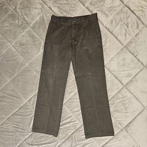 Old Navy Men's Loose Fit Chino Pants 34x34 Dark Grey Straight Leg Flat Front - Picture 1 of 10