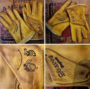 GUANTES/VÁSTAGOS DE MOTOCICLISTA DE CUERO PARA MOTOCICLISTA SVAROG PARA CHOPPER HARLEY BOBBER - Imagen 1 de 3