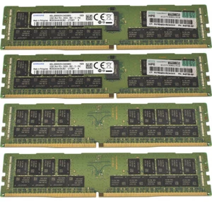 128GB HP Samsung 4x32GB 2Rx4 PC4-2666V DDR4 RAM M393A4K40CB2-CTD 840758-091 G10 - Bild 1 von 3