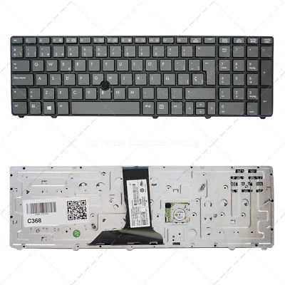Teclado Español para HP Elitebook 8760W 8770w | Gris | Point Stick | No Backlit - Imagen 1 de 4