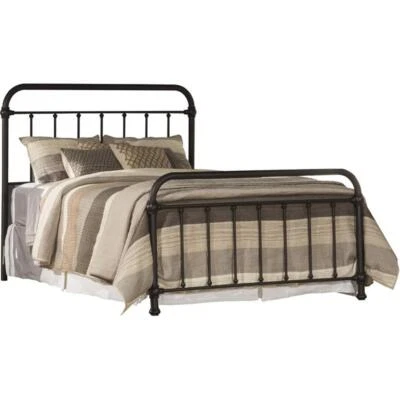 Hillsdale Kirkland Queen Metal Spindle Panel Bed in Dark Bronze - Image 1 of 2