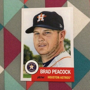 2021 Topps Living set Brad Peacock #45   astros 1953 design  only 5440 made - Picture 1 of 2