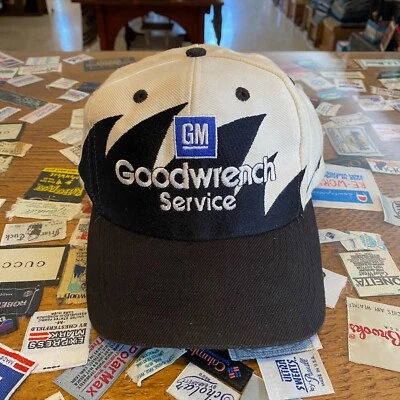 90s Dale Earnhardt Signed Shark Tooth Snapback Vtg Logo Athletic Goodwrench Hat Foto 1 de 4