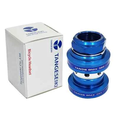 Tange MX320 Headset Old School BMX 1" Threaded 32.7mm Cup - Blue - Image 1 of 4