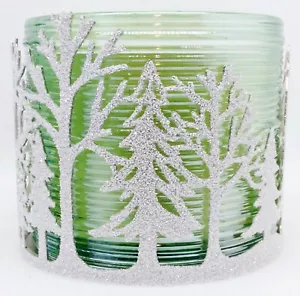 1 Bath Body Works GLITTER WINTER FOREST Baum 3-Docht großer Kerzenhalter 14,5 Oz. - Bild 1 von 5