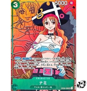 Nami OP02-036 Parallel (Super Rare) Paramount War ONE PIECE Card Japanese TCG NM - Picture 1 of 5