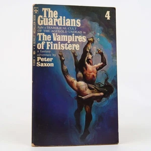 Vampires of Finistere by Peter Saxon The Guardians #4 (Berkley 1970) Horror MMPB - Picture 1 of 5