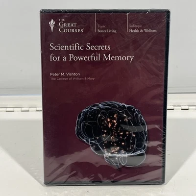 Scientific Secrets for a Powerful Memory DVD | New Sealed 2012 Great Courses - Image 1 of 3