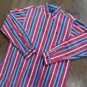 Vintage Ralph Lauren Shirt Mens L Colorful Stripes Cotton Hand Woven Button Up - Picture 1 of 9