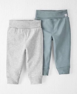 Little Planet by Carter’s Baby 2er-Pack Jogginghose Bio-Baumwolle Multi Größe 12 Monate - Bild 1 von 8