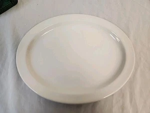 Stonehenge Midwinter White 12”x 9.5” Oval Serving Platter England - Picture 1 of 4