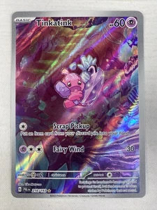 Pokemon Juego de Cartas Coleccionables Tinkatink IR 216/193 Paldea Ilustración Evolucionada Raro Holo Arte Completo - Imagen 1 de 2
