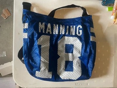 Bolso de mano Colts Peyton Manning estilo jersey de malla Foto 1 de 3