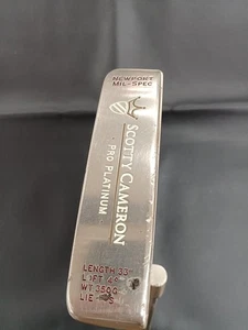 SCOTTY CAMERON PRO PLATINUM NEWPORT MIL SPEC 34in Putter RH With H/C - Picture 1 of 6