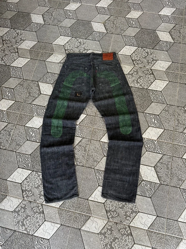 Evisu No 2 Лот 2000 Зеленый Daicock Denim Selvedge - Изображение 1 из 4