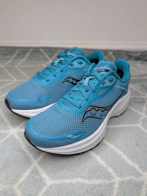 Womens Saucony Axon 3 Running/Walking Shoes Size 4.5 Blue Used - Image 1 of 4