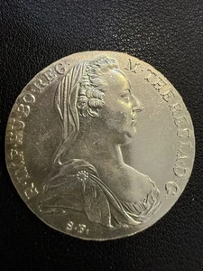 1780 Austria Maria Theresa Thaler D.G. Silver Coin — G37 - Picture 1 of 2