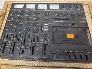 Tascam Porta Two Mini Studio Multi-track recorder Cassette Powers On- Not Tested - Picture 1 of 18