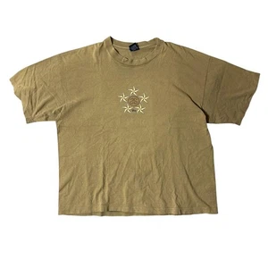 T-shirt Stussy anni 90 vintage navy XL made in USA scatola corta logo nessun danno - Foto 1 di 5