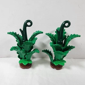Lego X2 Planta de palmera enana corta verde curvada hojas verticales y tallo sin usar, en caja - Imagen 1 de 3