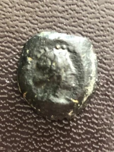 MONEDA PTOLEMIES EGIPCIO PTOLEMY VIII EUREGETES II CALKOUS ARSINOE III CLEOPATRA - Imagen 1 de 9