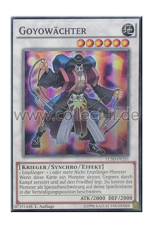 Yugioh LC5D-DE231 Goyowächter - 1. Auflage - Bild 1 von 1
