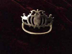 Antique Solid Brass Single Hole With Solid Bail #23 - Picture 1 of 3