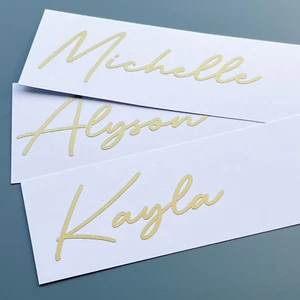 Personalized Vinyl Name Stickers | Custom Name Decal - Picture 1 of 5