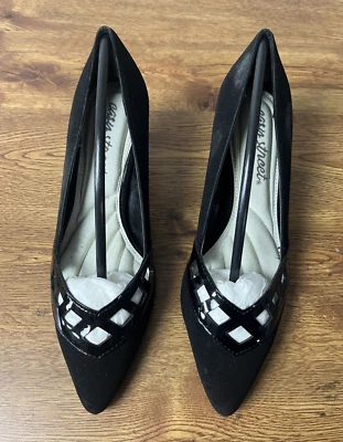 Bomba noturna feminina Easy Street Valiant preta tamanho 5M - Imagem 1 de 4