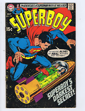 Superboy #158 DC 1969 Superboy's Darkest Secret !