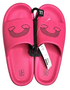 NOBO Pillow Slides Sandals Soft Shower Slippers Anti-Slip Sz 11 Open Toe Fits 13 - Picture 1 of 9