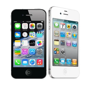 Apple iPhone 4 8GB 16GB 32GB Black White Smartphone - Very Good Condition - Afbeelding 1 van 15