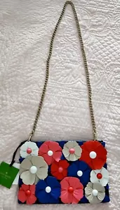 NWT! KATE SPADE Madison Daisy Lane Chain Crossbody Handbag $358 NEW! Red White - Picture 1 of 9