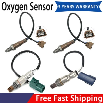 Para 2012-19 Nissan NV1500 2500 3500 4.0L V6 conjunto de 4 sensores de oxigênio superior e inferior - Imagem 1 de 4