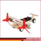 10*Twin Blades Electric Skating Aircraft Kit Toy Airplane Science Diy Model New