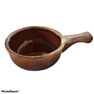 French Onion Soup Bowl with Handle Brown Oven Ready 5x7x2” Lot Of 2 - Picture 1 of 3