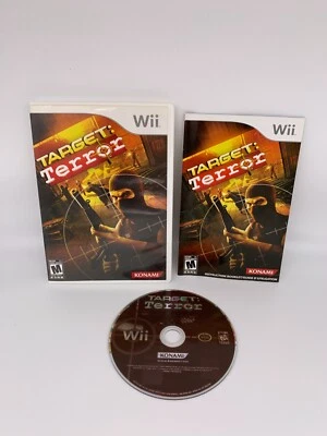 TARGET TERROR Nintendo Wii Complete CIB Box Manual Authentic Tested - Image 1 of 4