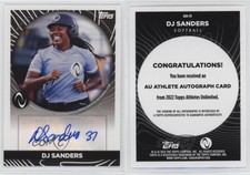 2023 Topps Athletes Unlimited All Sports AU Athlete DJ Sanders #AUA-DS Auto