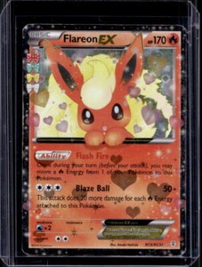 2016 Pokemon XY Generations Radiant Collection Flareon EX #RC6