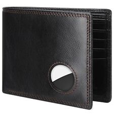 bill heart Men Wallet Compatible with AirTag Genuine Leather Bifold Wallet fo...