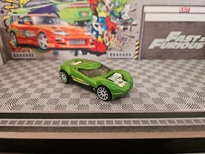 Hot Wheels Twin engined Mitsubishi Double Shotz Green Combine postage VGC - Picture 1 of 16