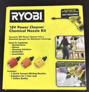Kit de boquillas químicas para limpiador eléctrico Ryobi EZClean accesorios para lavadora a presión 7 piezas - Imagen 1 de 5