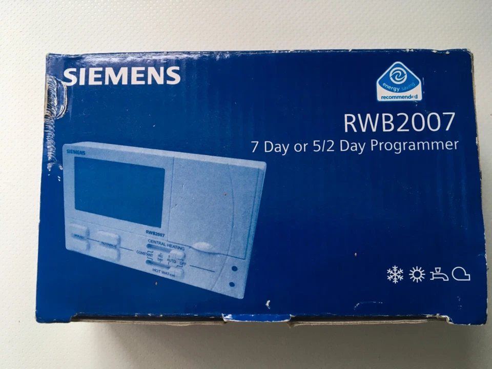 Siemens RWB2007 7 Day Or 5/2 Day Programmer - Image 1 of 1