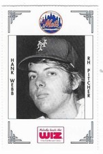 HANK WEBB 1991 METS THE WIZ # 426 NEW YORK METS FREE SHIPPING
