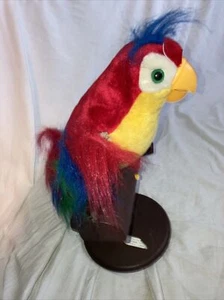 Vintage Gemmy Industries Animated Pete The Repeat Parrot Toy 1991 Untested - Picture 1 of 5